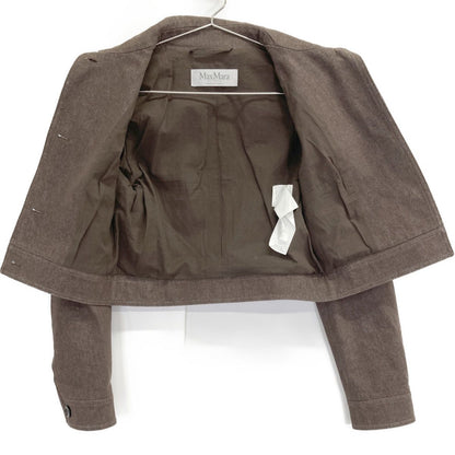 Max Mara Carpa Denim Short Jacket Pants Set — view 4