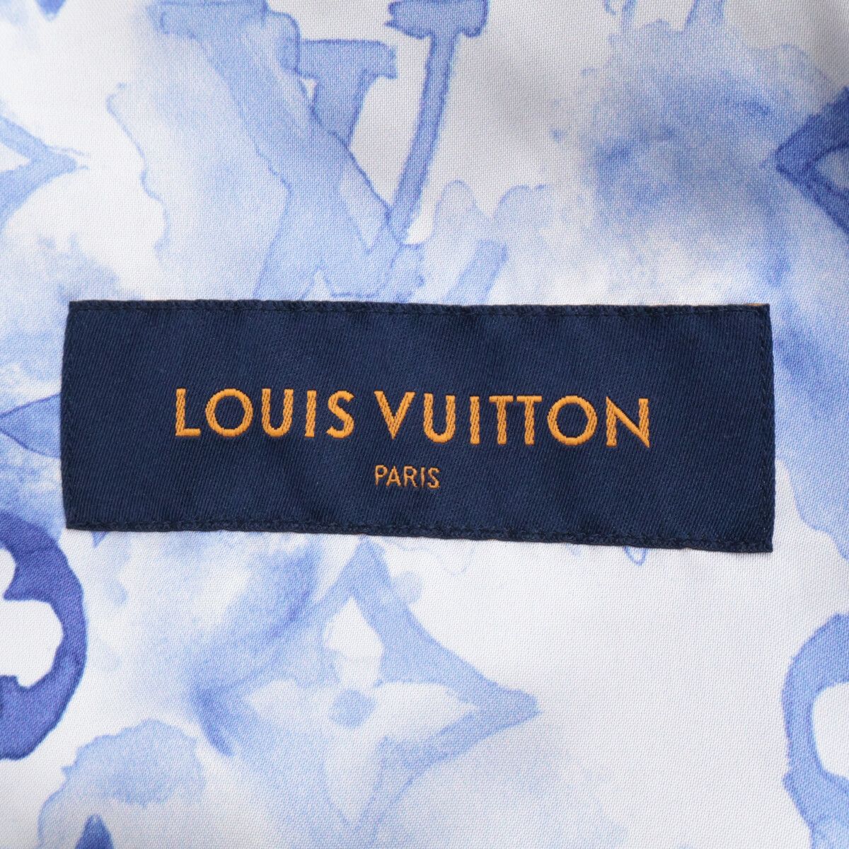 Louis Vuitton Leather Monogram Denim Contrast Zip Up Jacket 48 — view 5