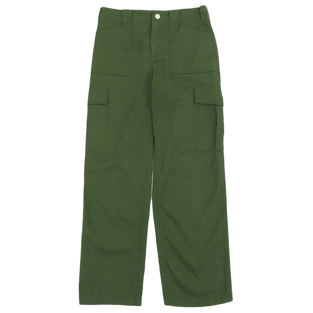 Celine Triomphe Button Cargo Pocket Baker Pants