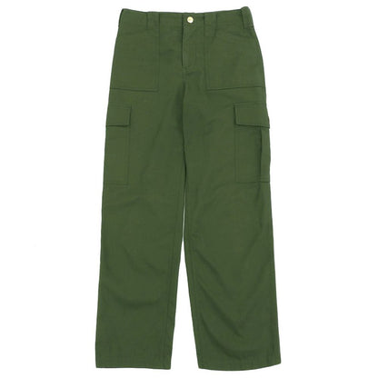 Celine Triomphe Button Cargo Pocket Baker Pants