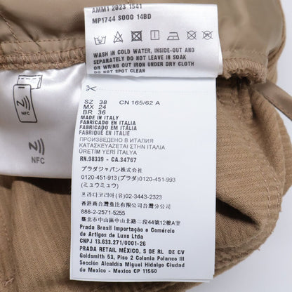 Miu Miu Back Logo Corduroy Wide Pants 38 — view 8