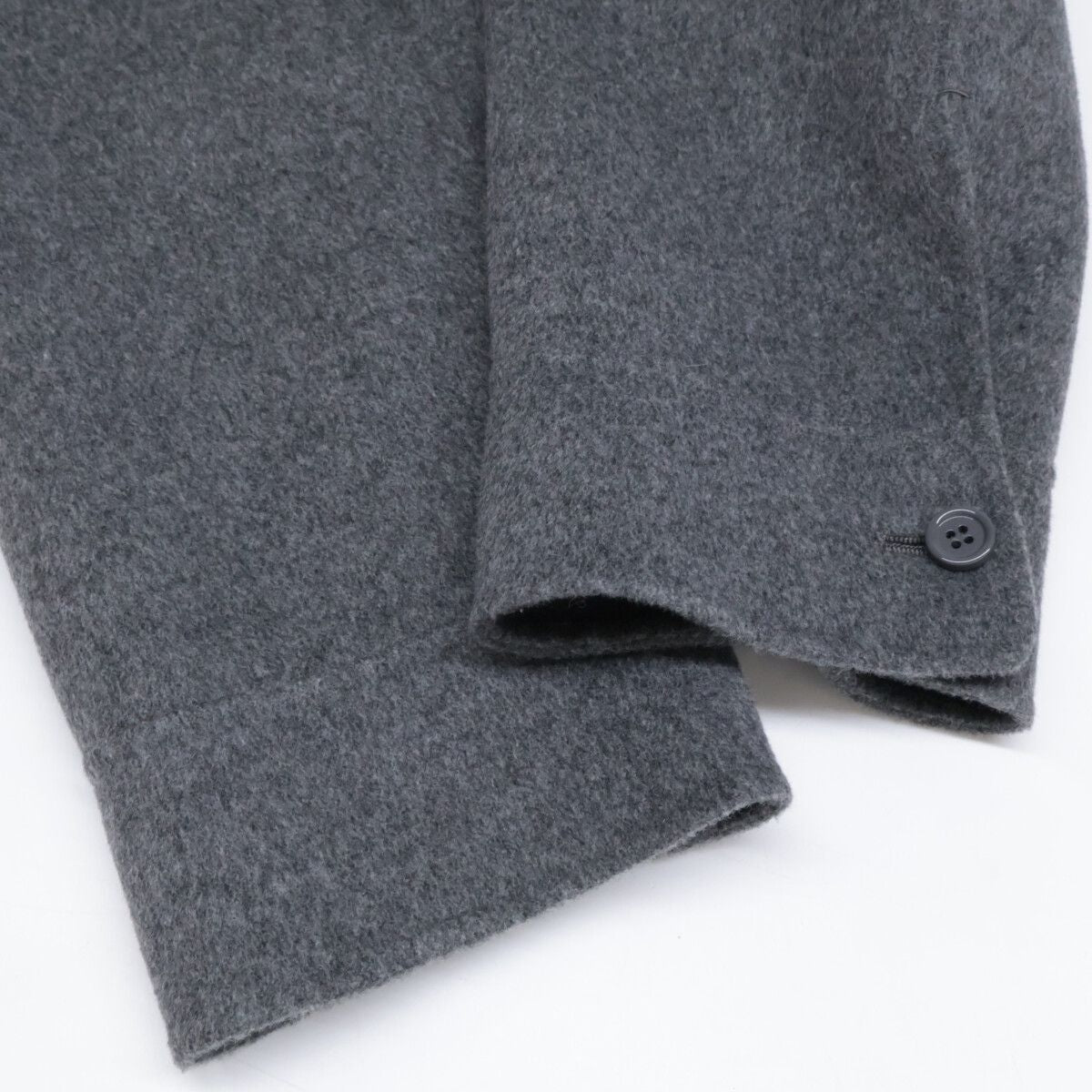 Max Mara Maxmara Gray Costanza Pure Wool Shirt Jacket 38 — view 6