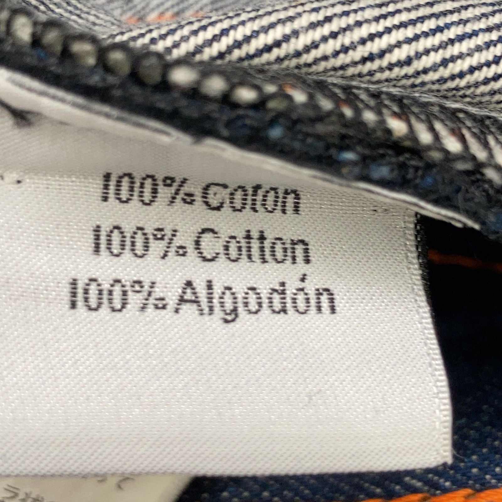 Hermes Series Button Selvedge Leather Patch Denim Indigo 40 Jeans — view 6