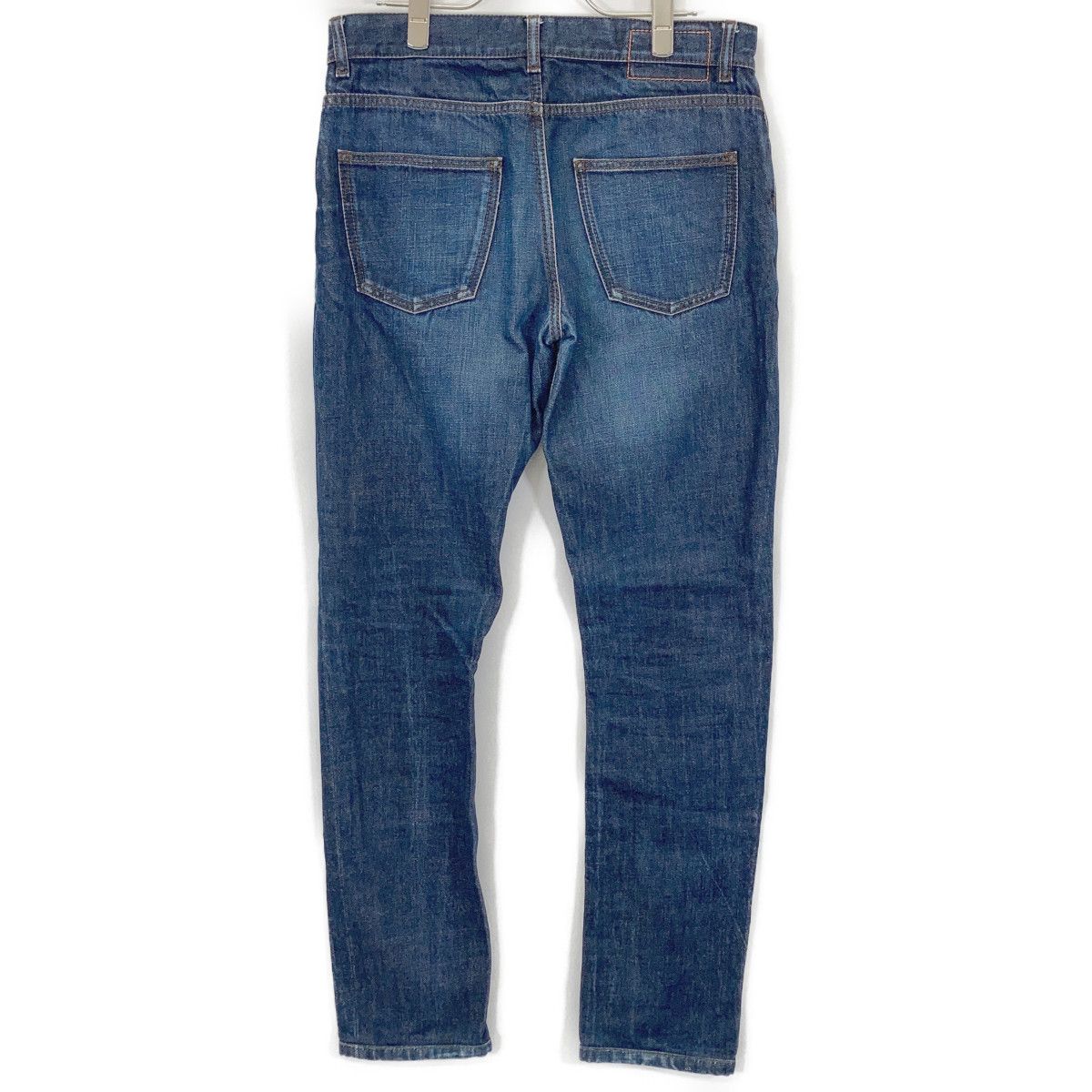 Hermes Series Button Selvedge Leather Patch Denim Indigo 40 Jeans — view 2