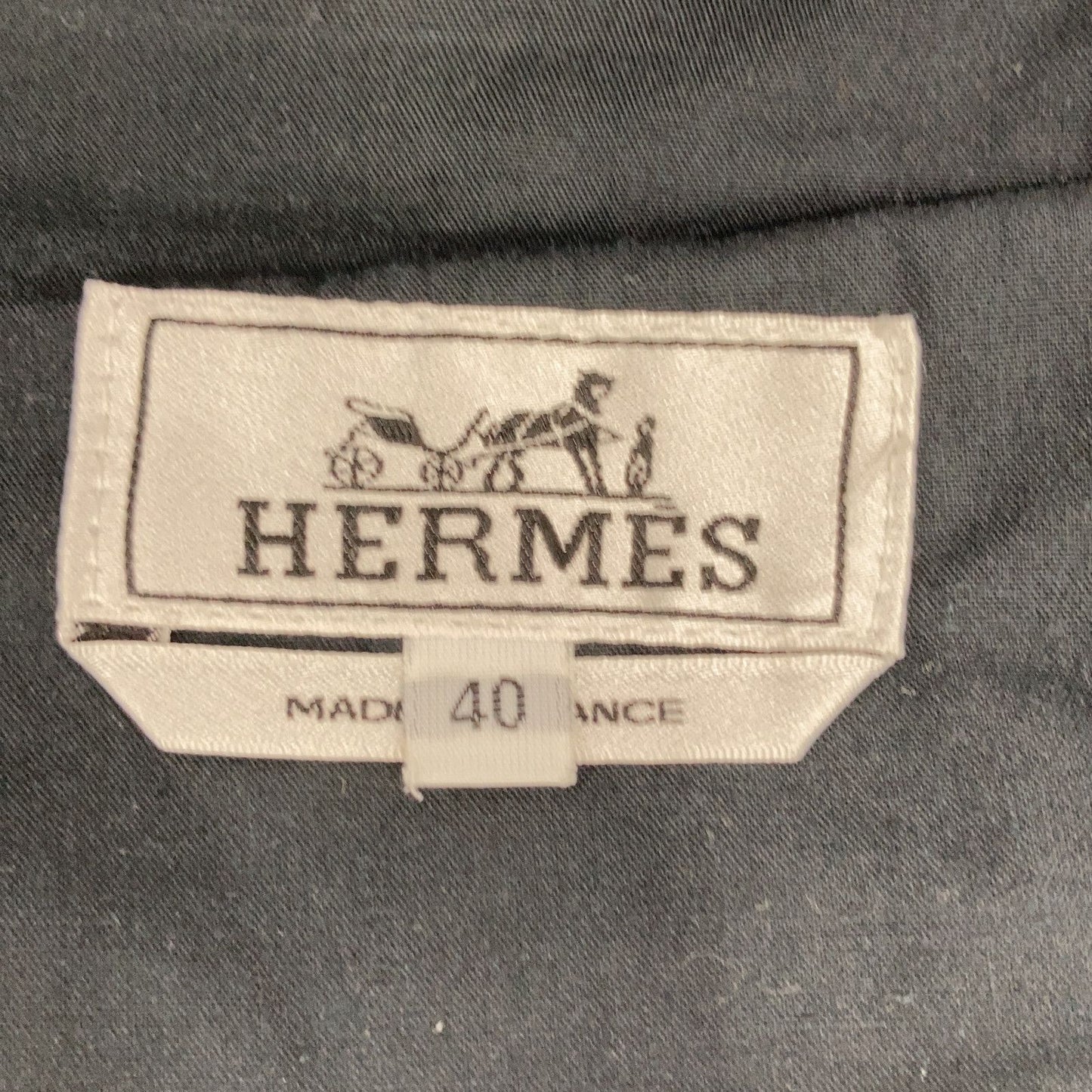 Hermes Series Button Selvedge Leather Patch Denim Indigo 40 Jeans — view 4