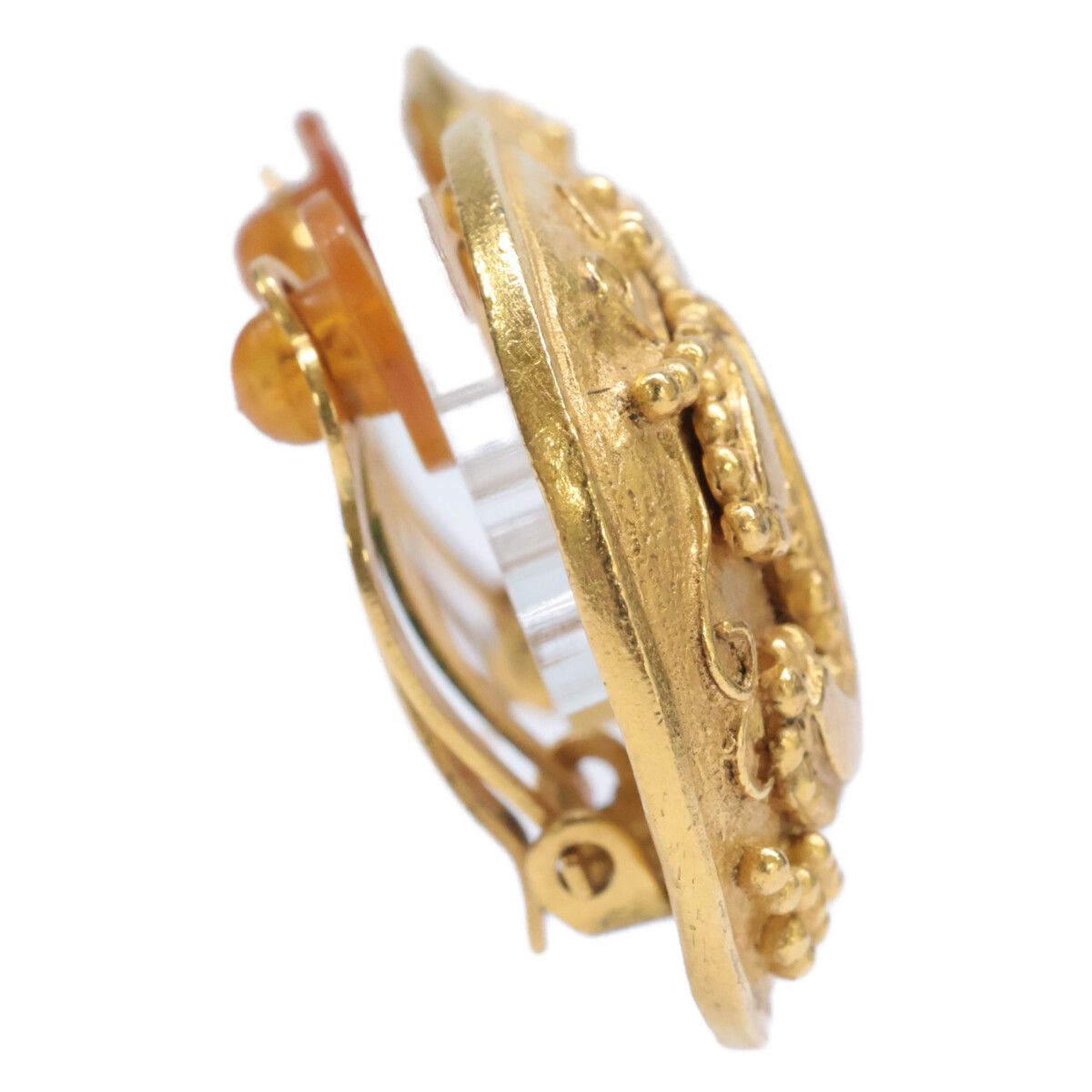 Chanel CC Logo Round Earring — view 4