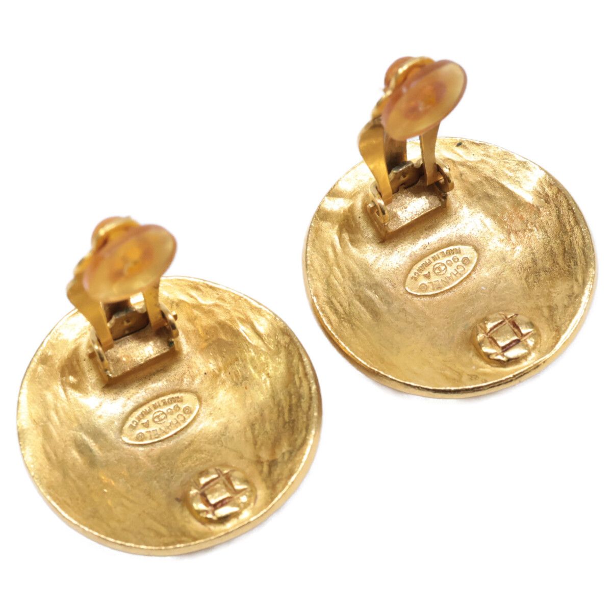 Chanel CC Logo Round Earring — view 7