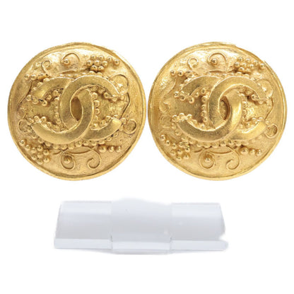 Chanel CC Logo Round Earring