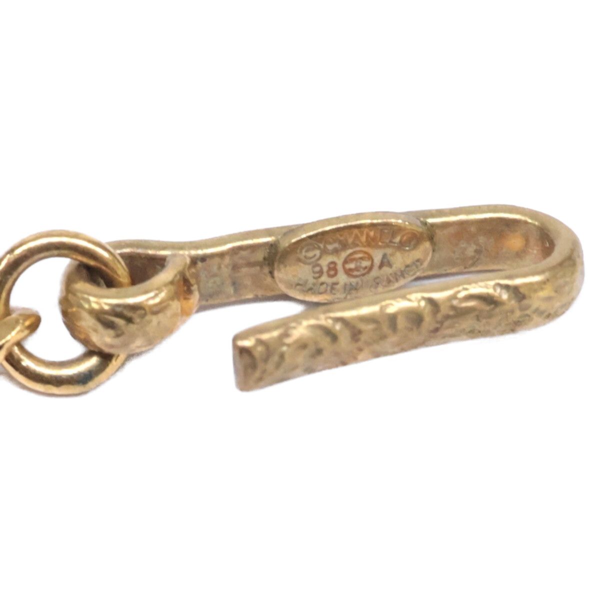 Chanel CC Logo Amber Necklace — view 8