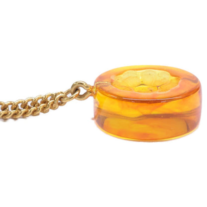 Chanel CC Logo Amber Necklace — view 6