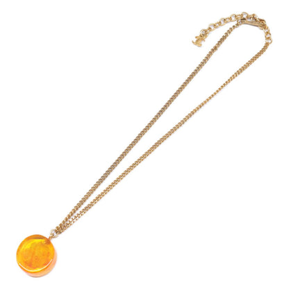 Chanel CC Logo Amber Necklace — view 3