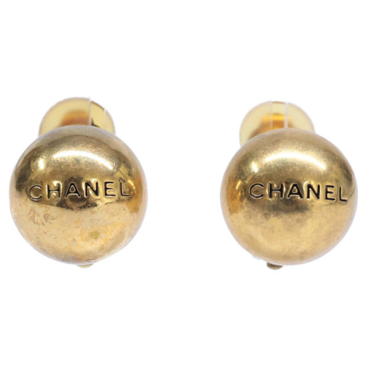 Chanel Logo Ball Earring
