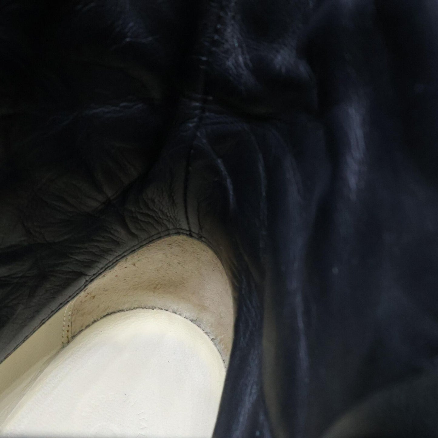 Chanel CC Logo Quilted Zip Boot — view 8