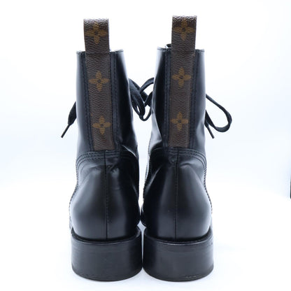 Louis Vuitton Metropolis Line Monogram Leather Ankle Lace Up Short Boots — view 3