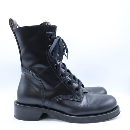 Louis Vuitton Metropolis Line Monogram Leather Ankle Lace Up Short Boots — view 4