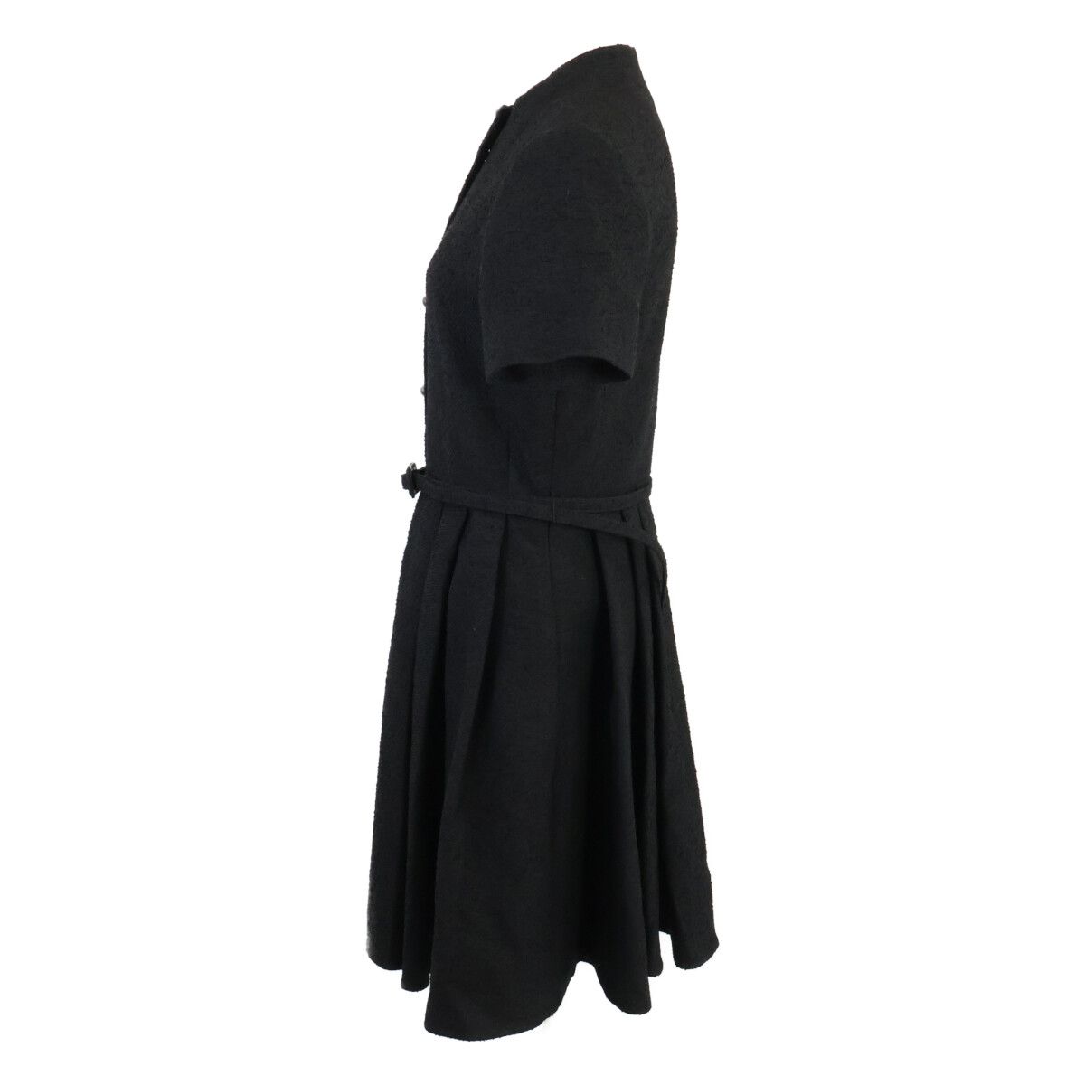 Dior Wool Cotton with Belt Bou Cles Short Dress 38 — view 2