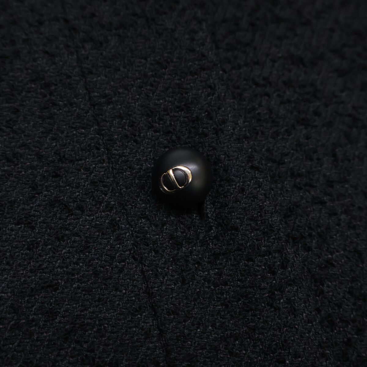 Dior Wool Cotton with Belt Bou Cles Short Dress 38 — view 7