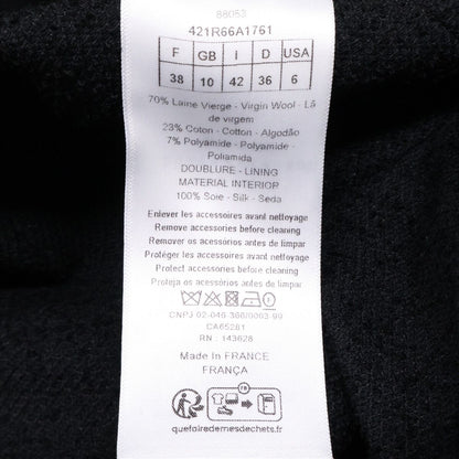 Dior Wool Cotton with Belt Bou Cles Short Dress 38 — view 5
