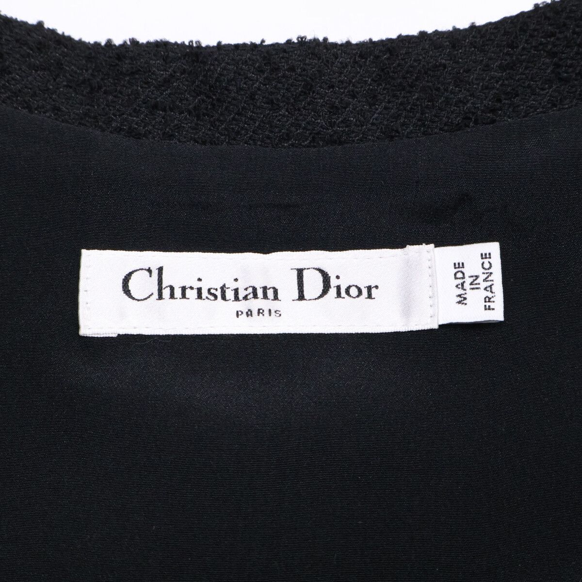 Dior Wool Cotton with Belt Bou Cles Short Dress 38 — view 4