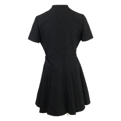 Dior Wool Cotton with Belt Bou Cles Short Dress 38 — view 3