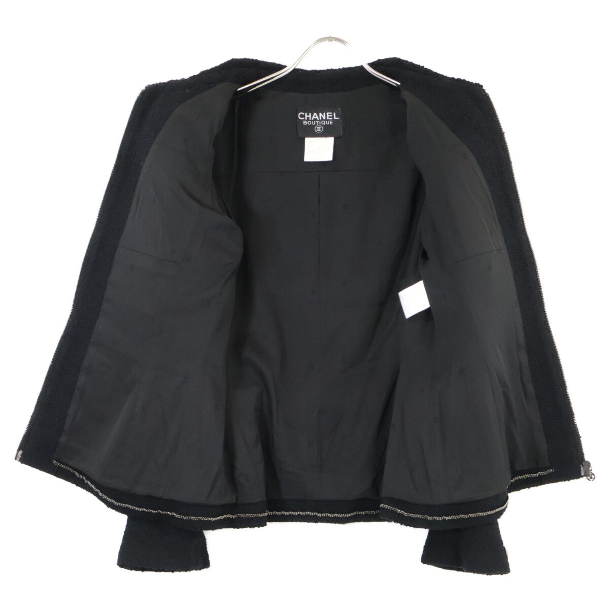 Chanel Tweed Jacket Skirt Set 40 — view 4