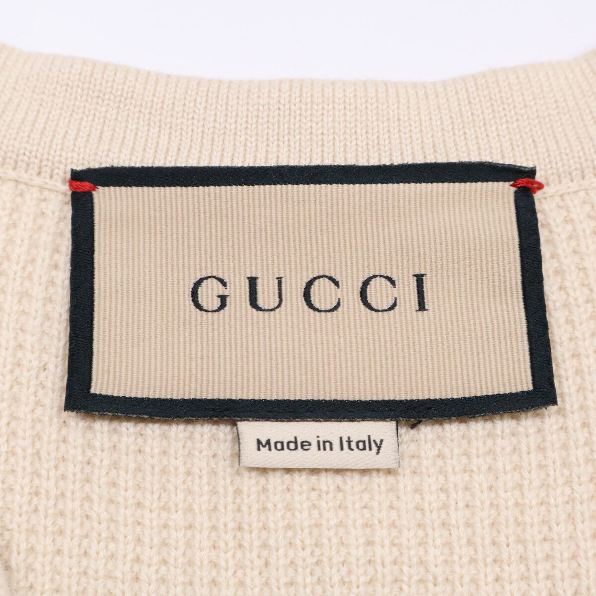 Gucci Glitter Line Cable Knit Vest — view 3