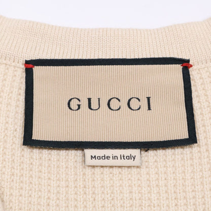 Gucci Glitter Line Cable Knit Vest — view 3