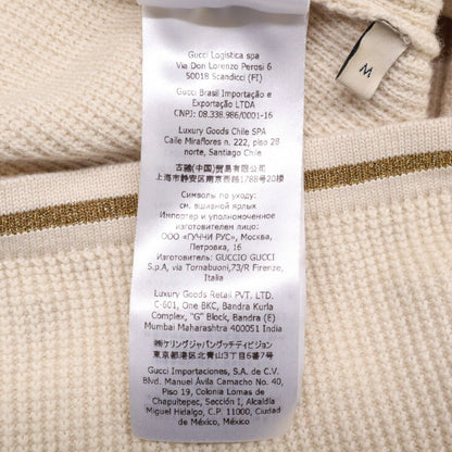 Gucci Glitter Line Cable Knit Vest — view 6