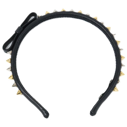 Miu Miu Studded Ribbon Headband — view 6