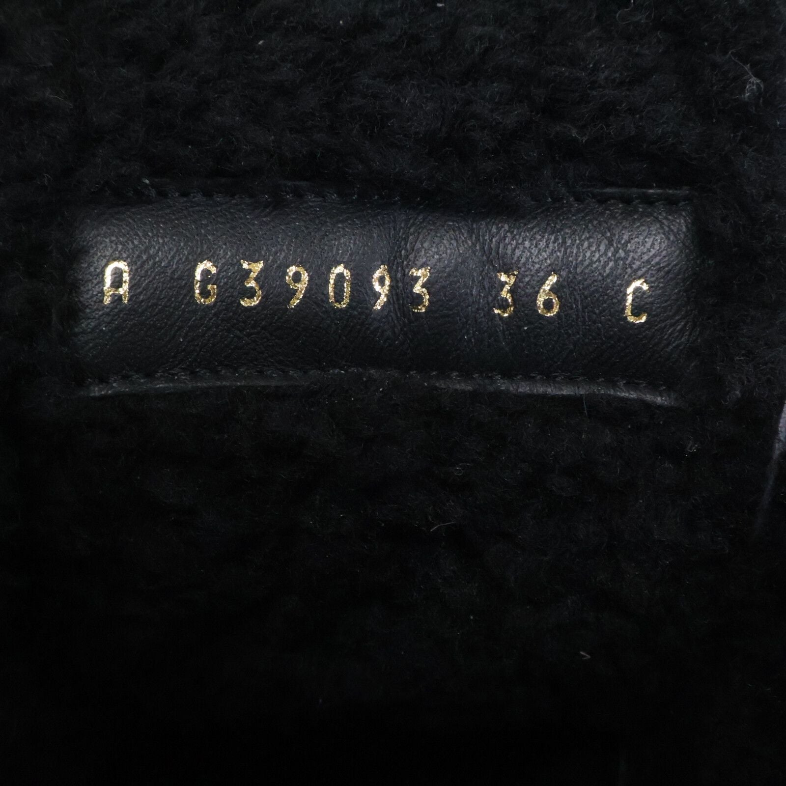 Chanel CC Logo Print Canvas Back Boa Short Boots 36c — view 7