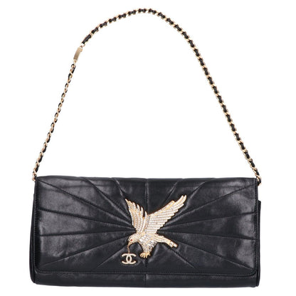 Chanel Collection Lambskin Eagle Chain Clutch
