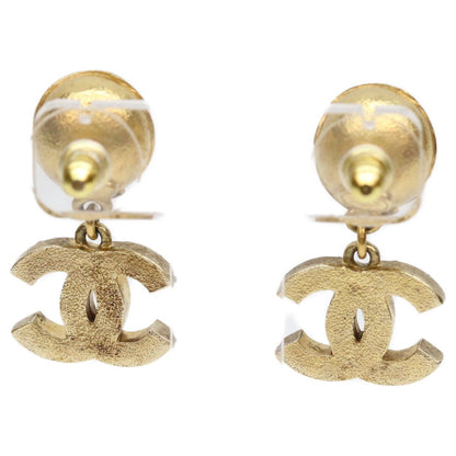 Chanel Pink Pearl Gold CC Logo Rhinestone Earrings — view 3