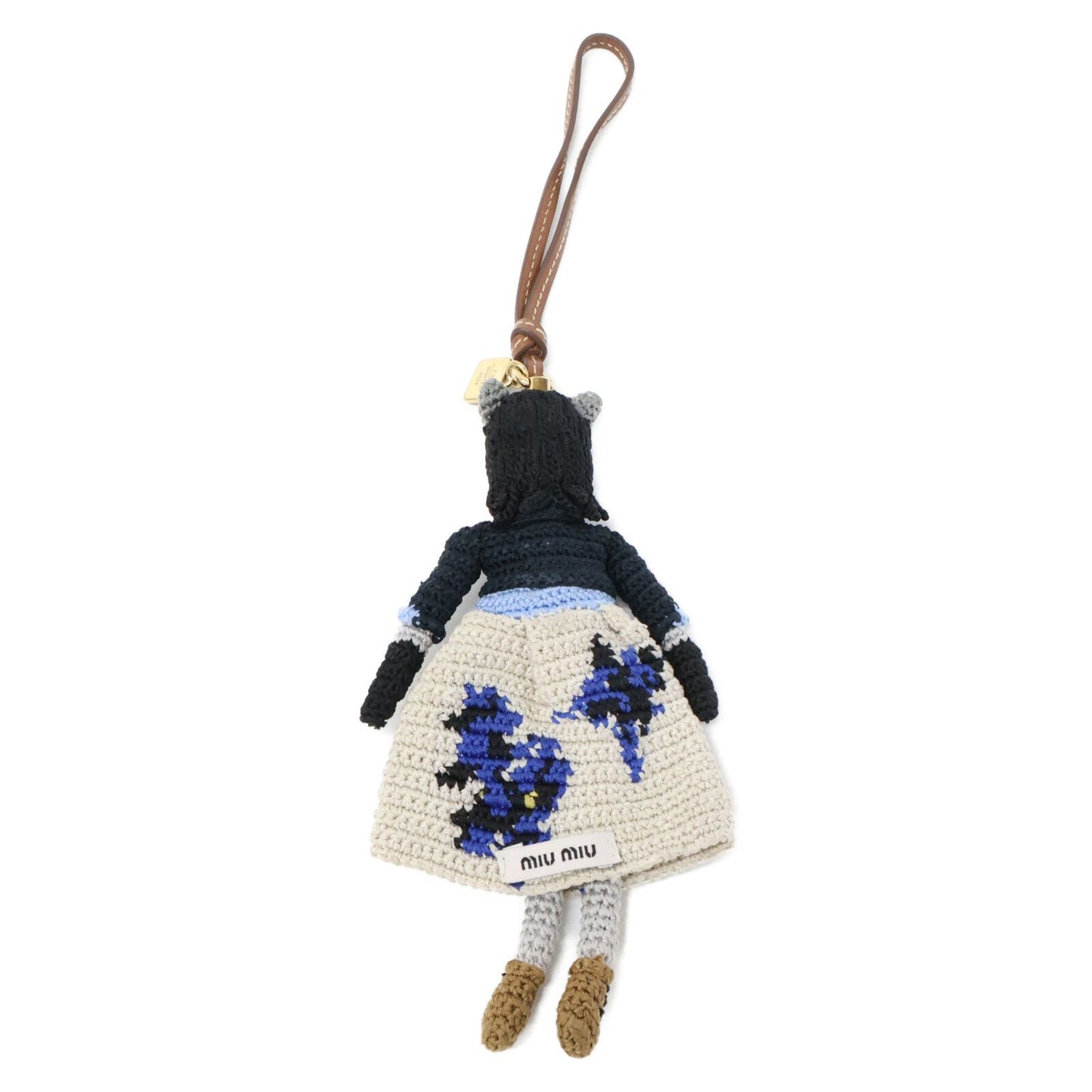 Miu Miu Technical Yarn Trick Bag Charm — view 6