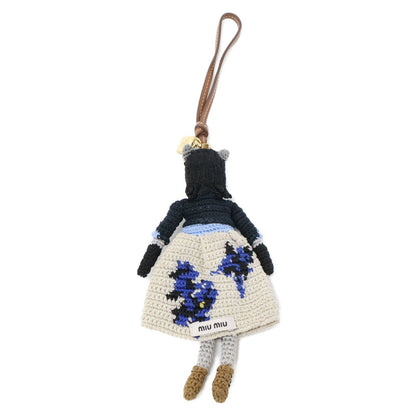 Miu Miu Technical Yarn Trick Bag Charm — view 6