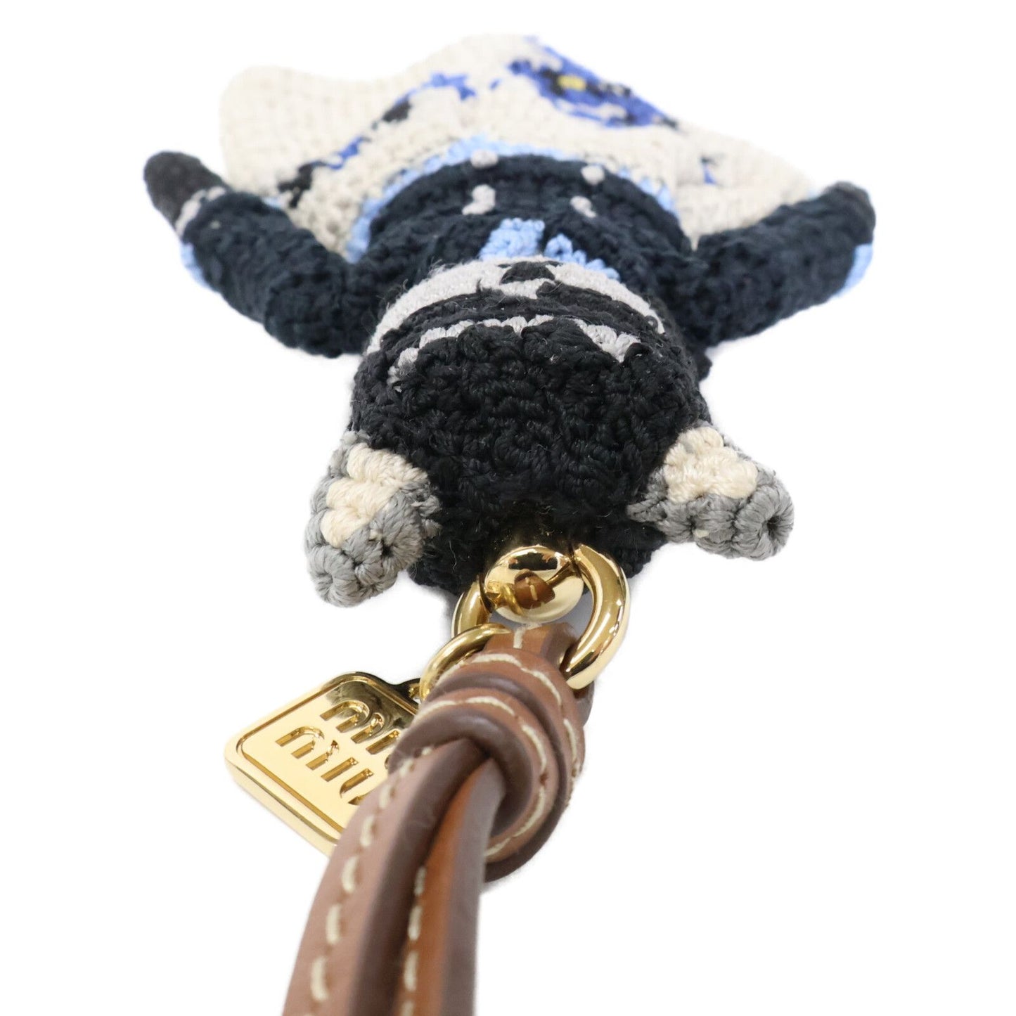 Miu Miu Technical Yarn Trick Bag Charm — view 5