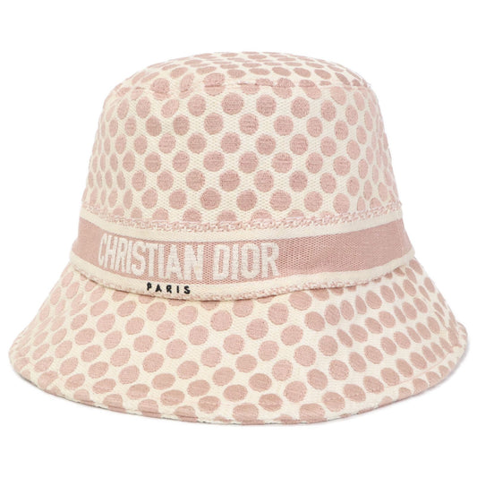 Dior Logo Dot Pattern Cotton Hat 58