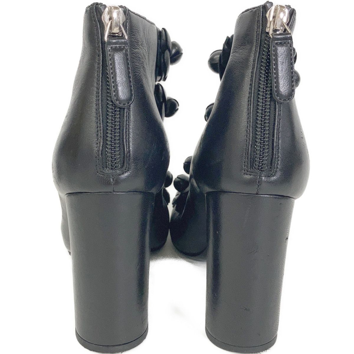 Chanel Leather Camellia Boot — view 3