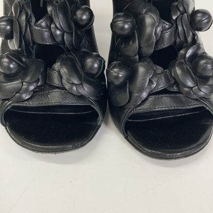 Chanel Leather Camellia Boot — view 7