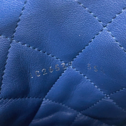 Chanel CC Logo Quilted Nylon Leather Boots — view 9