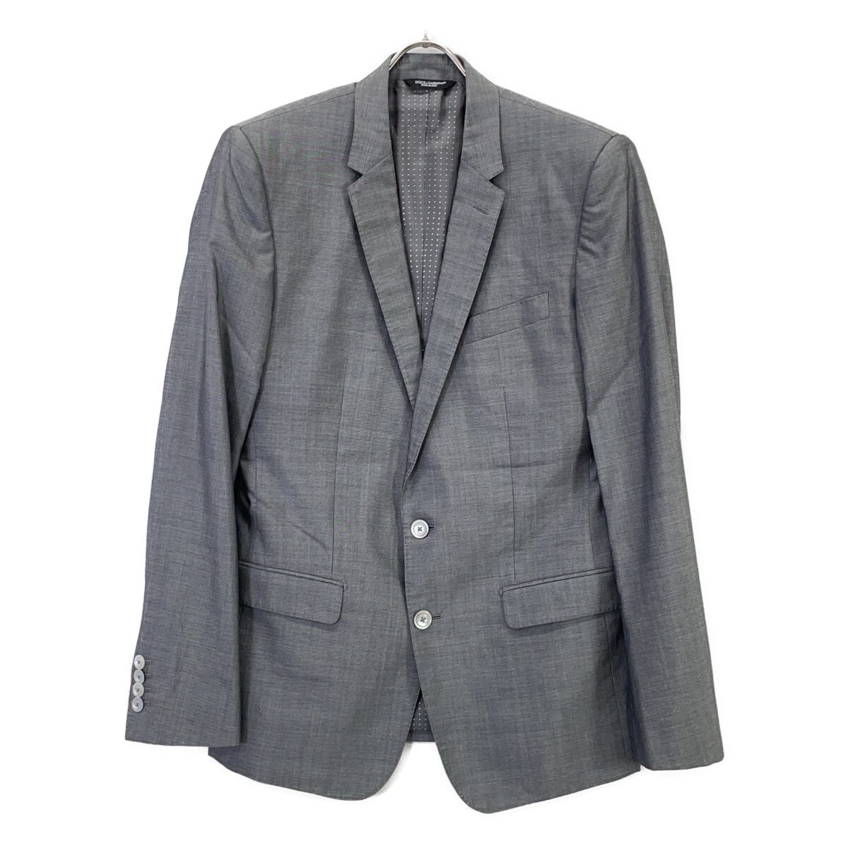 Dolce & Gabbana Gray Martini Wool 3 Piece Suit 48 — view 2