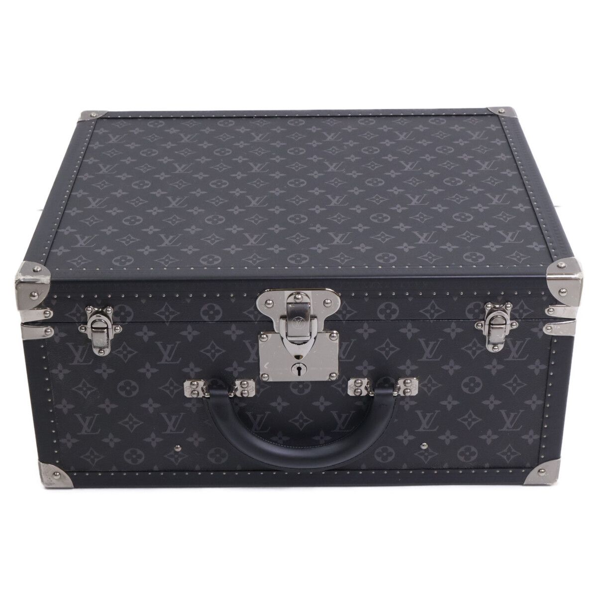 Louis Vuitton Special Order Monogram Eclipse Coteville 50 Trunk Case — view 3