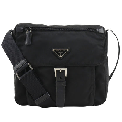 Prada Nylon Black LadyShoulder Shoulder Bag