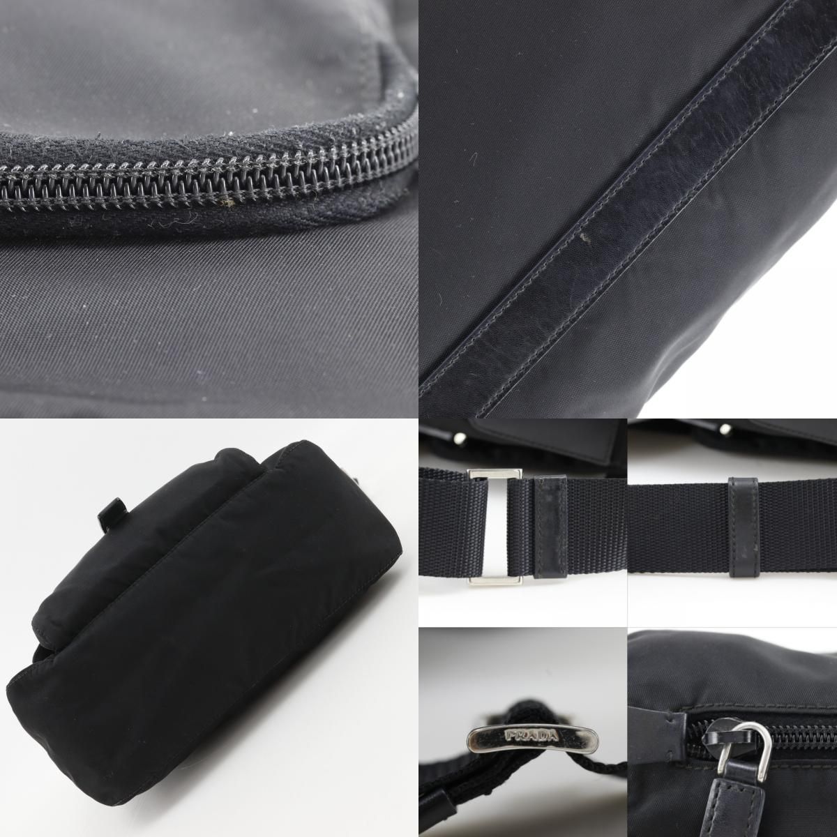 Prada Nylon Black LadyShoulder Shoulder Bag — view 9