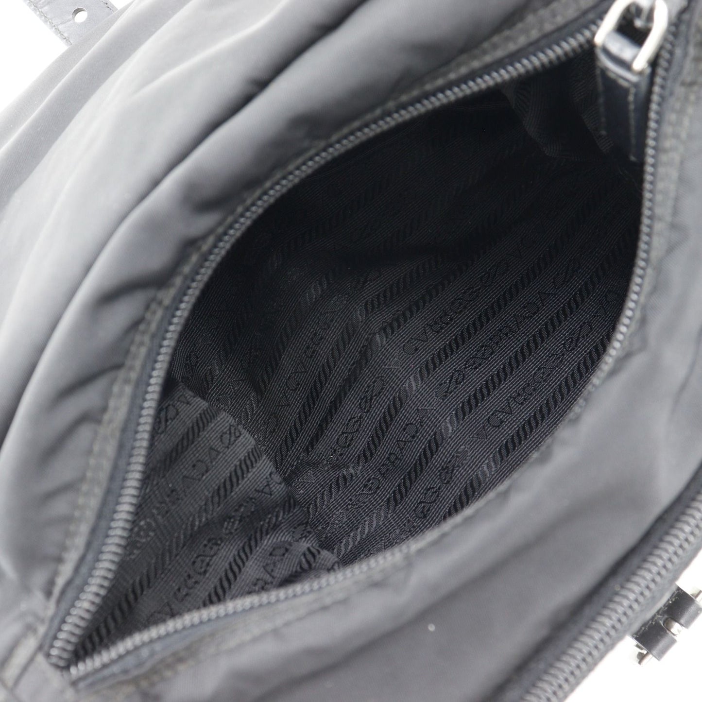 Prada Nylon Black LadyShoulder Shoulder Bag — view 6