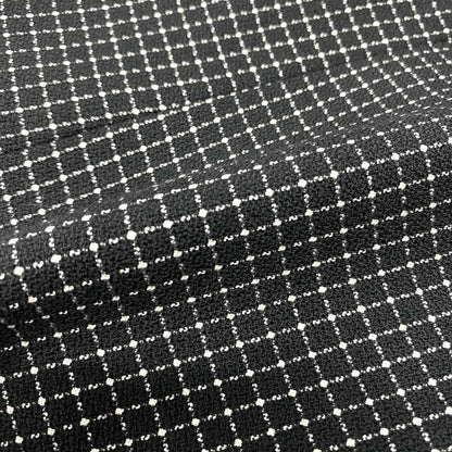 Dior Tailored Jacket Leather Piping Plaid All Over Pattern 9 Black White — view 8