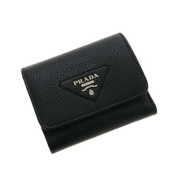 Prada Vitello Daino Leather Mini Wallet