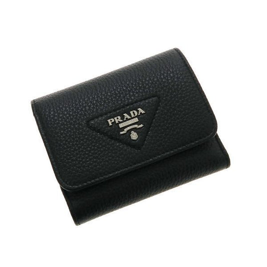 Prada Vitello Daino Leather Mini Wallet