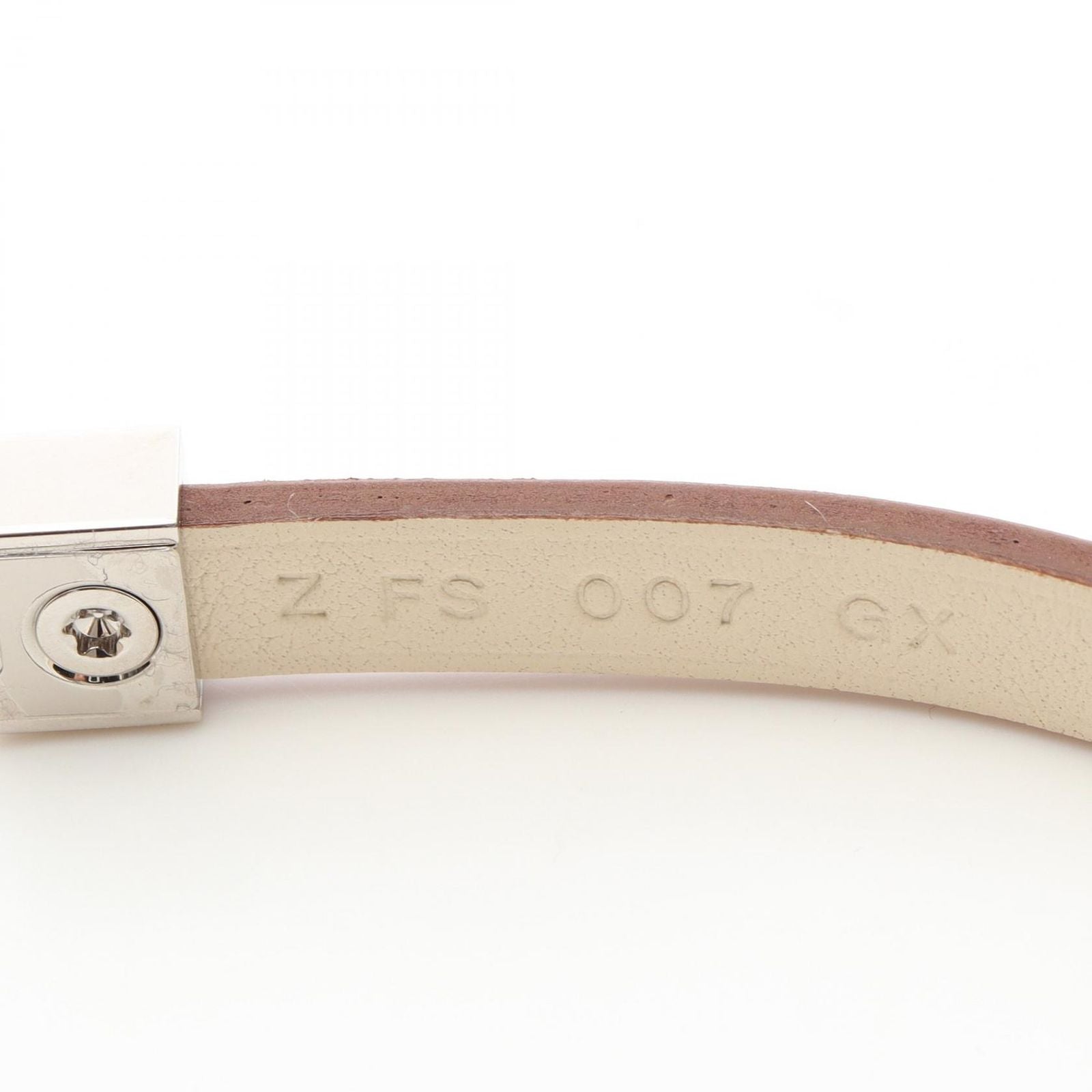 Hermes Bracelet Gourmet Esketre Triple Tour Stainless Steel Leather — view 5