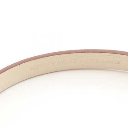 Hermes Bracelet Gourmet Esketre Triple Tour Stainless Steel Leather — view 4