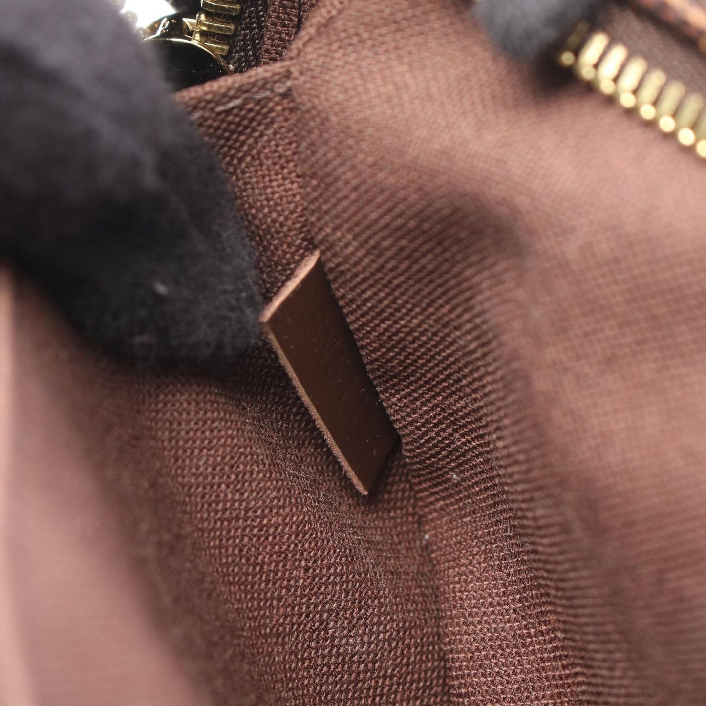 Louis Vuitton Clutch Pochette Saint Paul Damier Ebene Canvas Leather — view 5